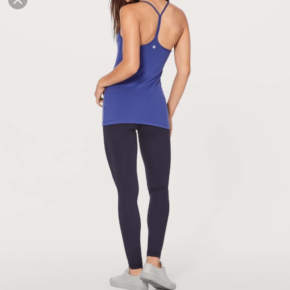BNWT LULULEMON pink Power Y Tank size 6